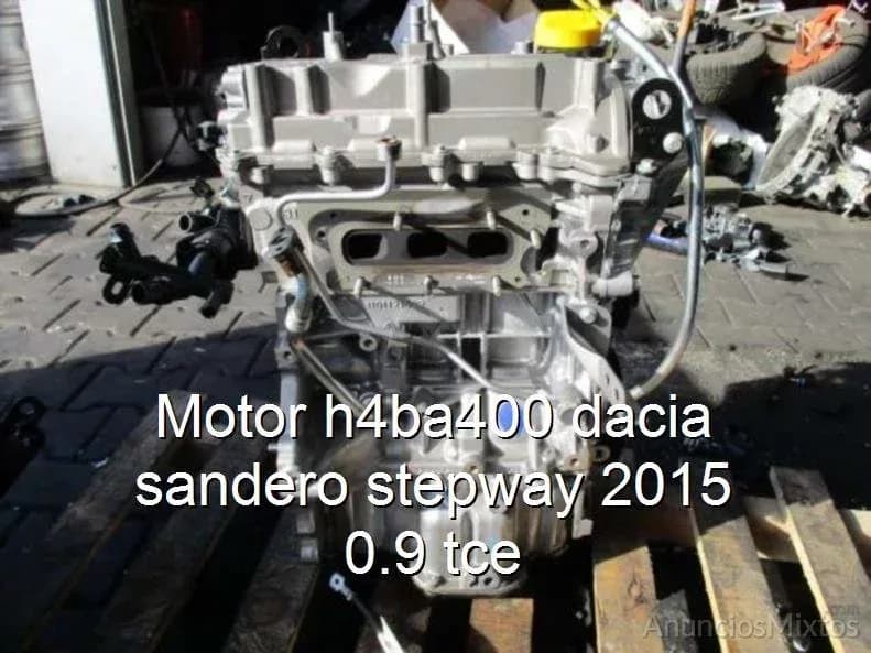 Motor h4ba400 dacia sandero stepway 2015 0.9 tce - Foto 1