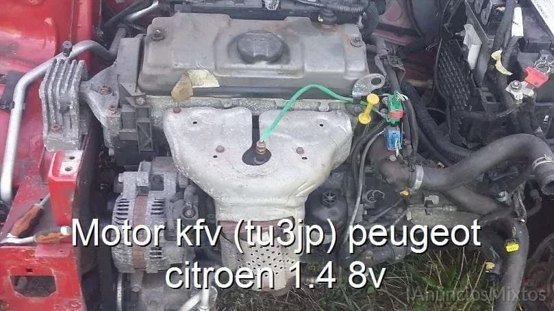 Motor kfv (tu3jp) peugeot citroen 1.4 8v - Foto 1