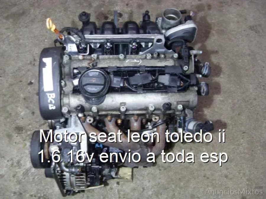 Motor seat leon toledo ii 1.6 16v envio a toda esp - Foto 1