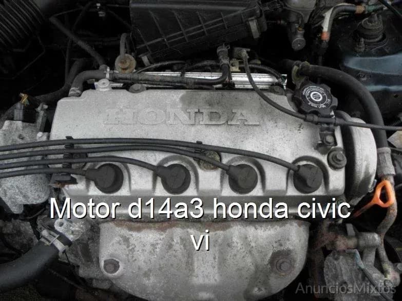 Motor d14a3 honda civic vi - Foto 1