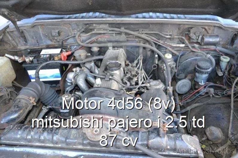 Motor 4d56 (8v) mitsubishi pajero i 2.5 td 87 cv - Foto 1