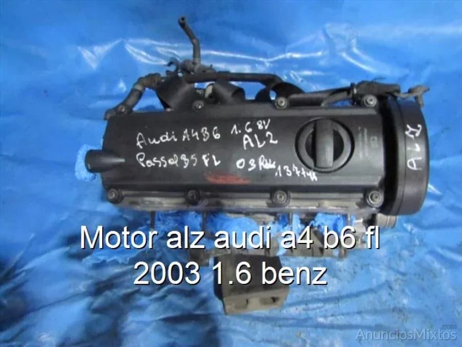 Motor alz audi a4 b6 fl 2003 1.6 benz - Foto 1