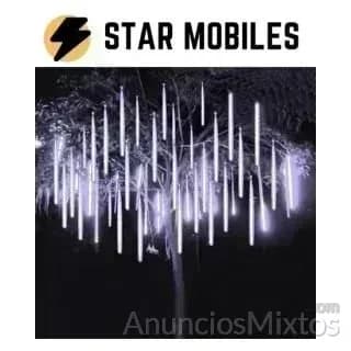 Guirnalda de 8 TUBOS 30 cm luces lluvia meteoritos - Foto 1