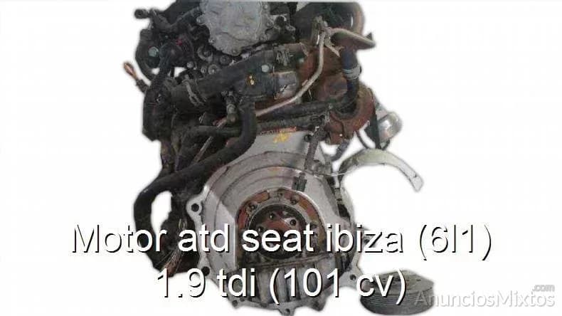 Motor atd seat ibiza (6l1) 1.9 tdi (101 cv) - Foto 1