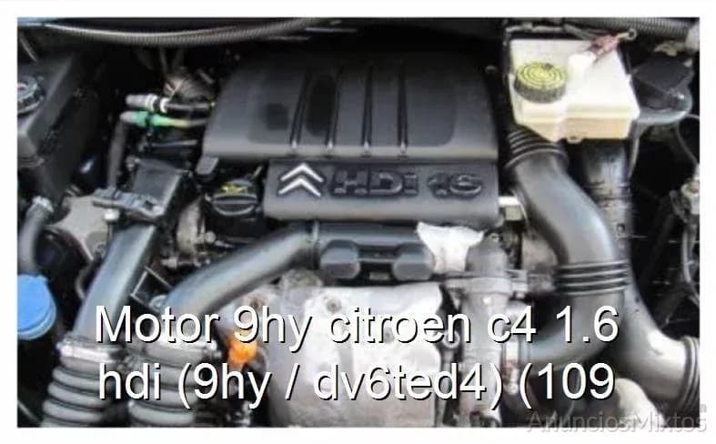 Motor 9hy citroen c4 1.6 hdi (9hy / dv6ted4) (109 - Foto 1