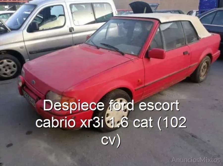 Despiece ford escort cabrio xr3i 1.6 cat (102 cv) - Foto 1