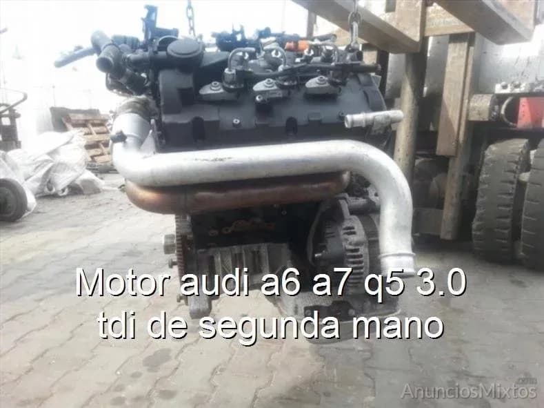Motor audi a6 a7 q5 3.0 tdi de segunda mano - Foto 1