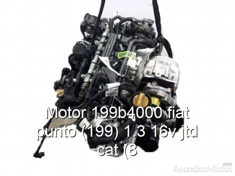 Motor 199b4000 fiat punto (199) 1.3 16v jtd cat (8 - Foto 1