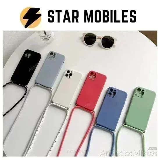 FUNDA SILICONA APPLE IPHONE 15 PRO MAX CON CUERDA - Foto 1