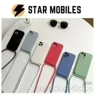 FUNDA SILICONA APPLE IPHONE 15 PRO MAX CON CUERDA - Foto 2