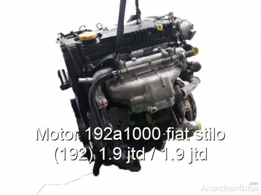 Motor 192a1000 fiat stilo (192) 1.9 jtd / 1.9 jtd - Foto 1