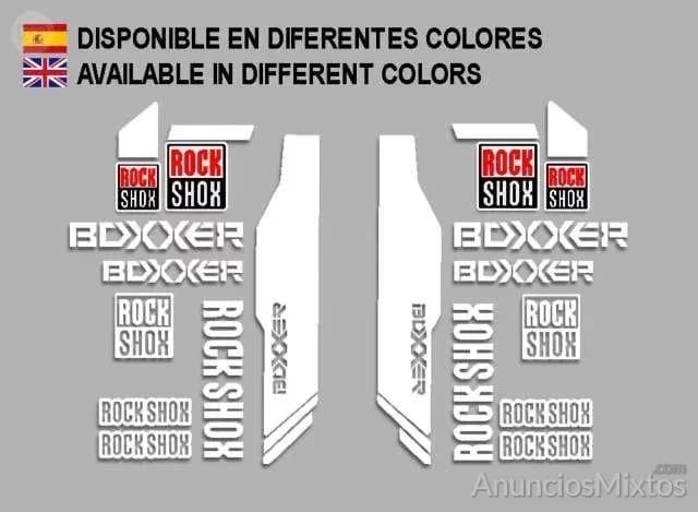 Pegatinas rock shox boxxer ref: f174 mtb - Foto 1