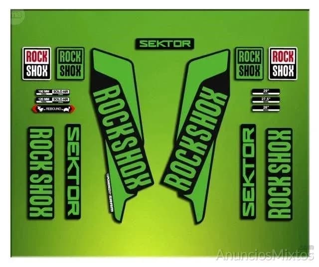 Pegatina rock shox sektor 2016 elx44 - Foto 3