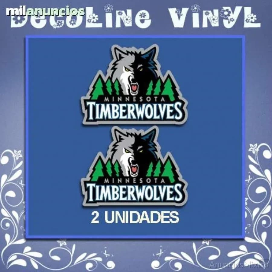 Pegatinas timberwolves minne ref: dp304 - Foto 1