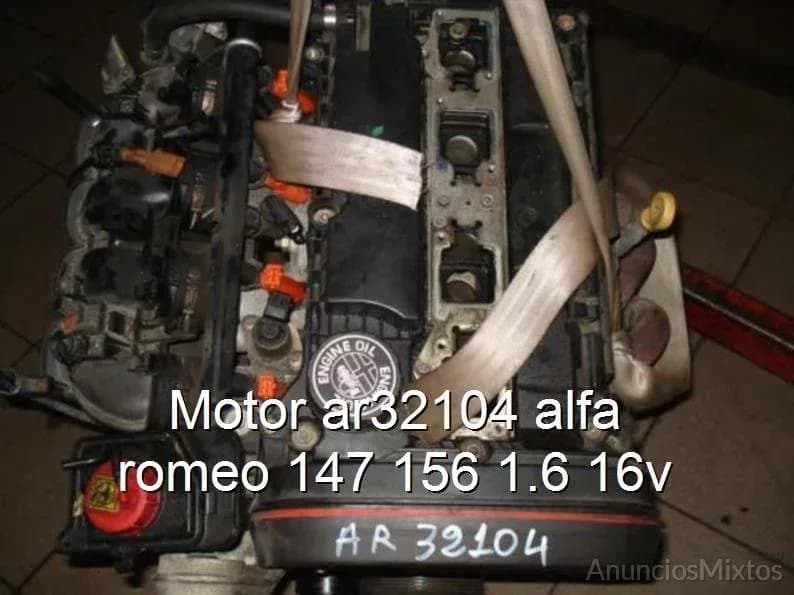 Motor ar32104 alfa romeo 147 156 1.6 16v - Foto 1