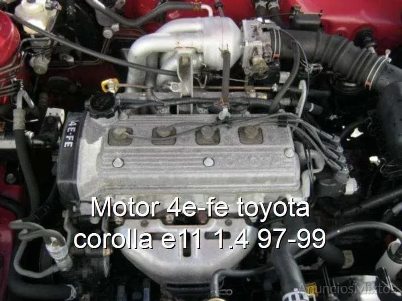 Motor 4e-fe toyota corolla e11 1.4 97-99 - Foto 1