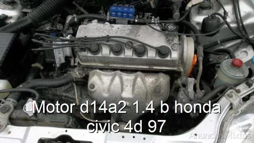 Motor d14a2 1.4 b honda civic 4d 97 - Foto 1