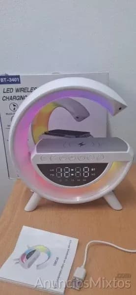 ???? LED Wireless Charging Speaker Multifunción ?? - Foto 1