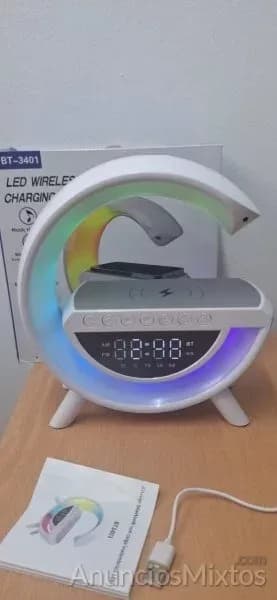 ???? LED Wireless Charging Speaker Multifunción ?? - Foto 3