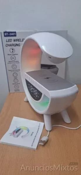 ???? LED Wireless Charging Speaker Multifunción ?? - Foto 6