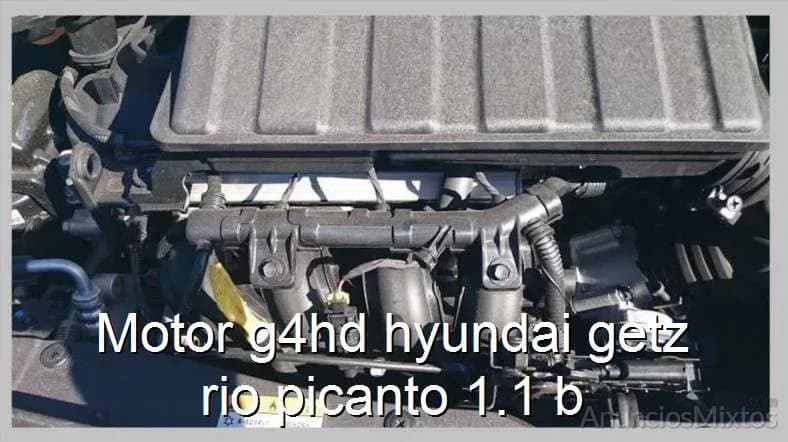 Motor g4hd hyundai getz rio picanto 1.1 b - Foto 1