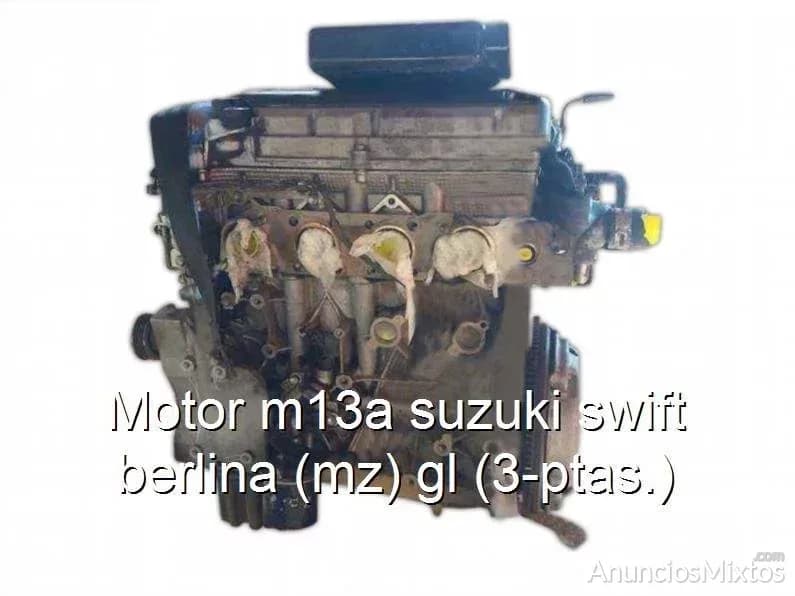 Motor m13a suzuki swift berlina (mz) gl (3-ptas.) - Foto 1