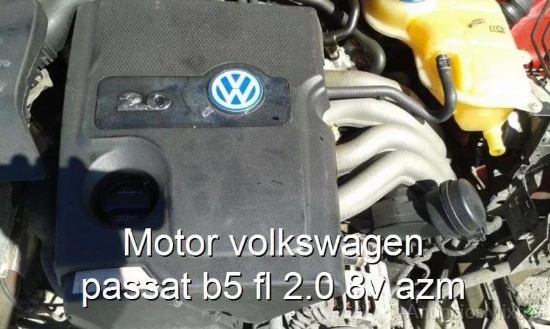 Motor volkswagen passat b5 fl 2.0 8v azm - Foto 1