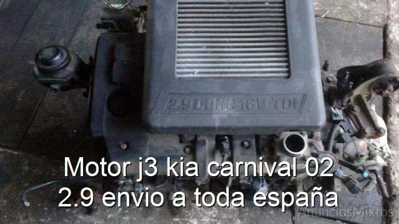 Motor j3 kia carnival 02 2.9 envio a toda españa - Foto 1