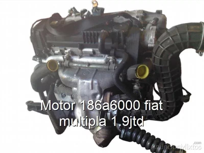 Motor 186a6000 fiat multipla 1.9jtd - Foto 1
