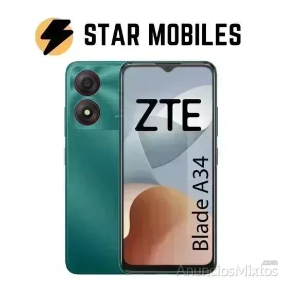 ZTE BLADE A34 64GB NUEVO PRECINTADO LIBRE - Foto 1
