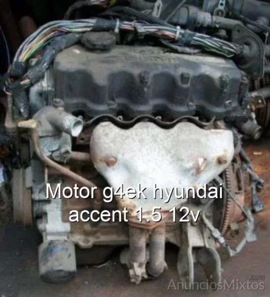 Motor g4ek hyundai accent 1.5 12v - Foto 1