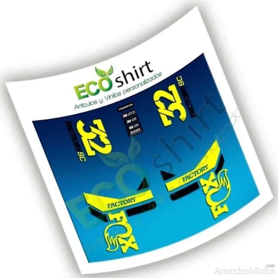 Pegatinas fox 32 factory sc eco55 - Foto 6