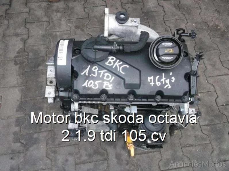 Motor bkc skoda octavia 2 1.9 tdi 105 cv - Foto 1