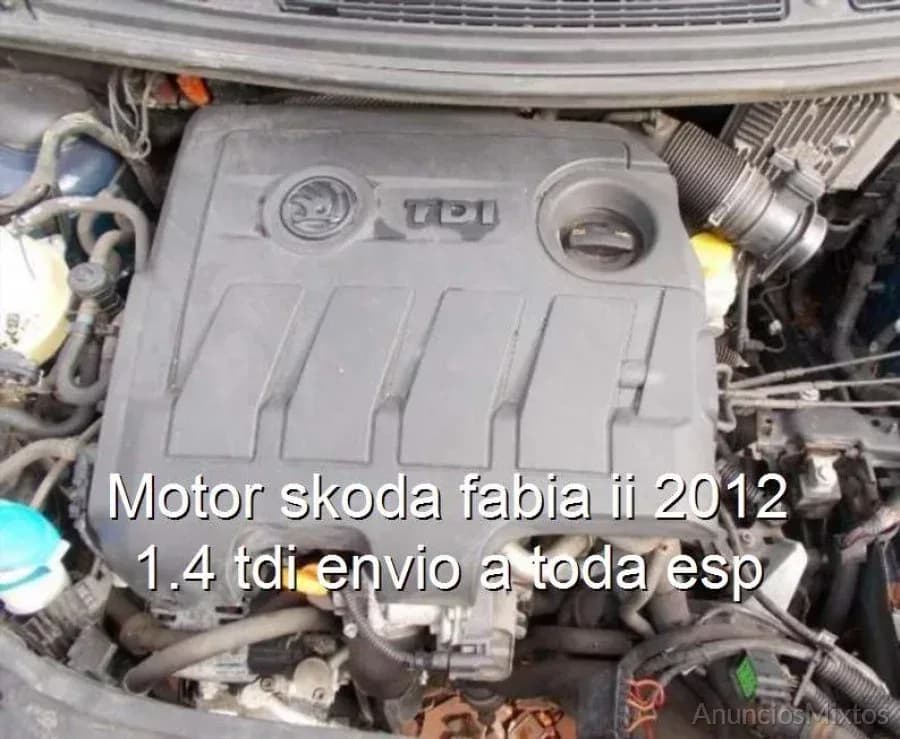Motor skoda fabia ii 2012 1.4 tdi envio a toda esp - Foto 1