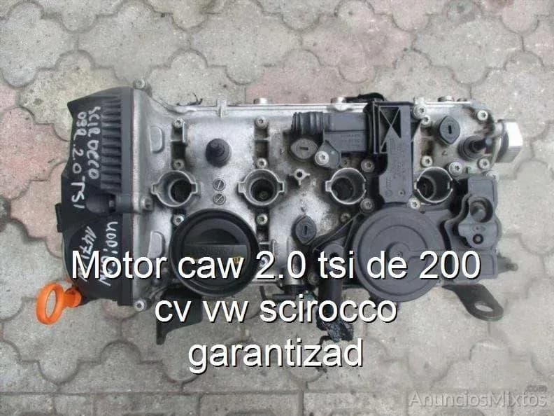 Motor caw 2.0 tsi de 200 cv vw scirocco garantizad - Foto 1