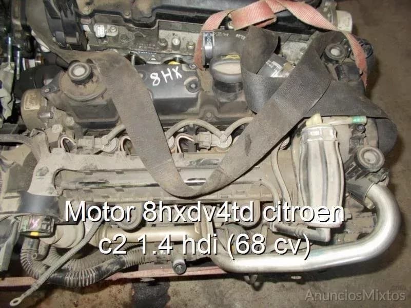 Motor 8hxdv4td citroen c2 1.4 hdi (68 cv) - Foto 1