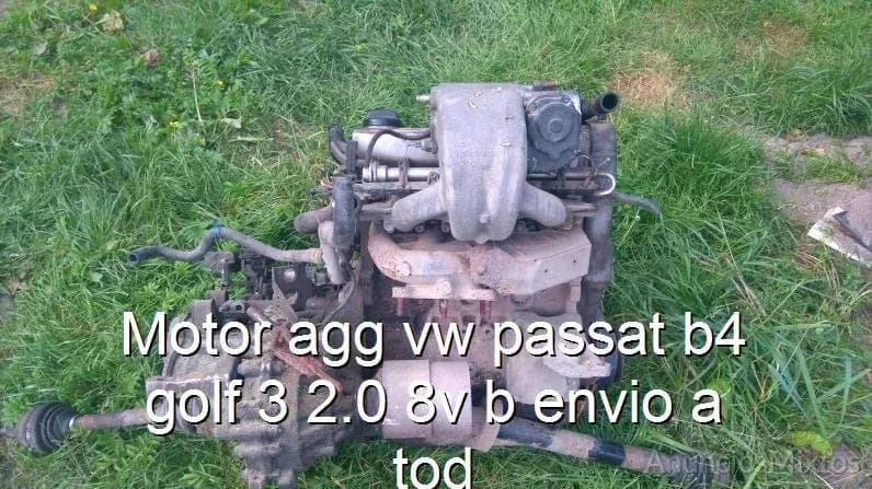 Motor agg vw passat b4 golf 3 2.0 8v b envio a tod - Foto 1