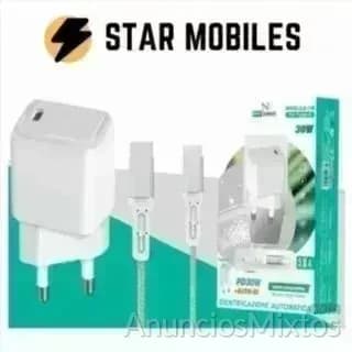 30W CARGADOR ANDROID CARGA RAPIDA TIPO C - Foto 1