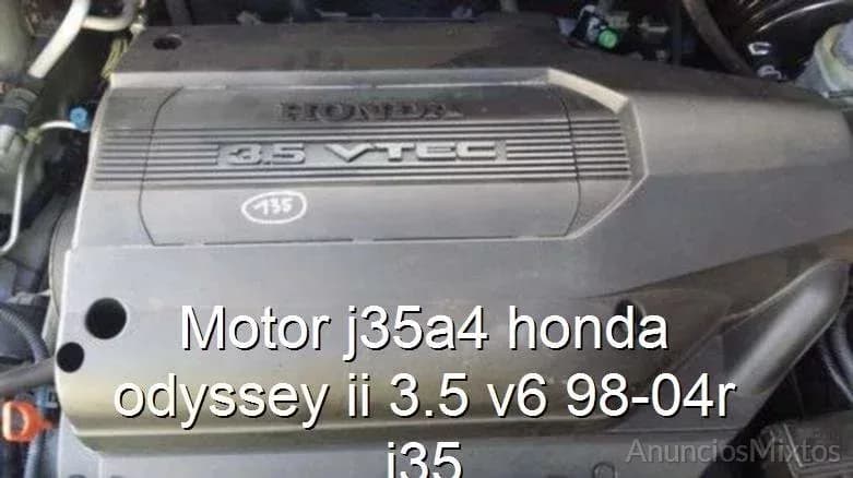 Motor j35a4 honda odyssey ii 3.5 v6 98-04r j35 - Foto 1