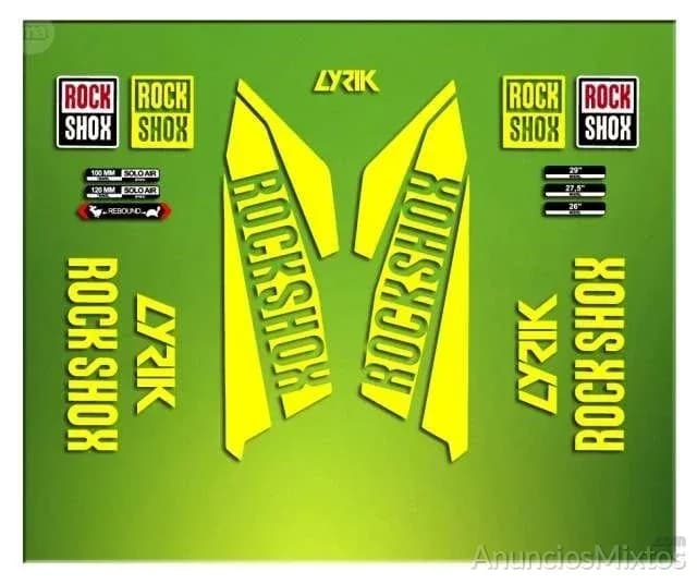 Pegatinas rock shox lyric 2016 elx52 - Foto 4