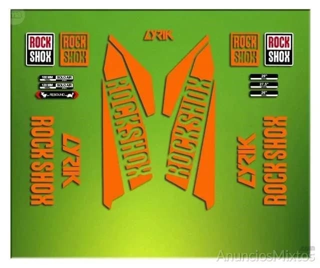 Pegatinas rock shox lyric 2016 elx52 - Foto 7