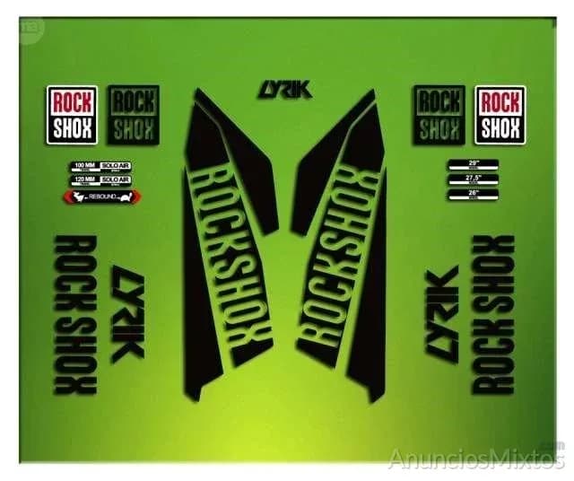 Pegatinas rock shox lyric 2016 elx52 - Foto 8