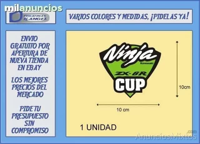 Pegatina ninja cup ref: pad43 - Foto 1