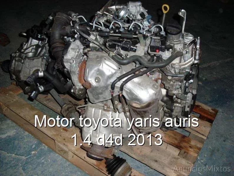 Motor toyota yaris auris 1.4 d4d 2013 - Foto 1