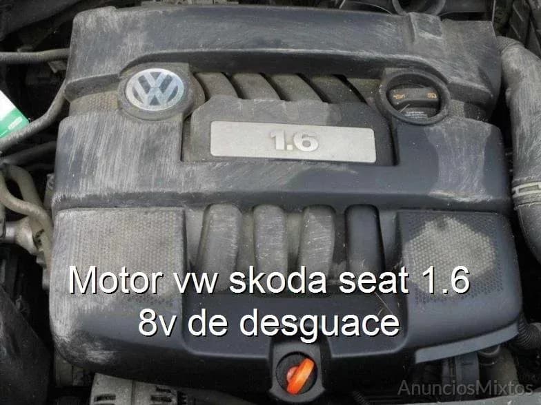 Motor vw skoda seat 1.6 8v de desguace - Foto 1