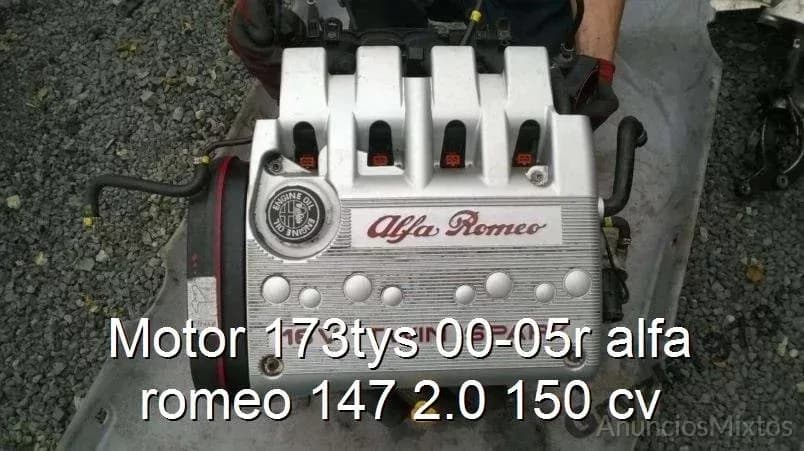 Motor 173tys 00-05r alfa romeo 147 2.0 150 cv - Foto 1