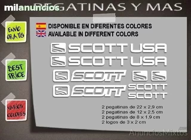 Pegatinas scott usa ref: f126 - Foto 1