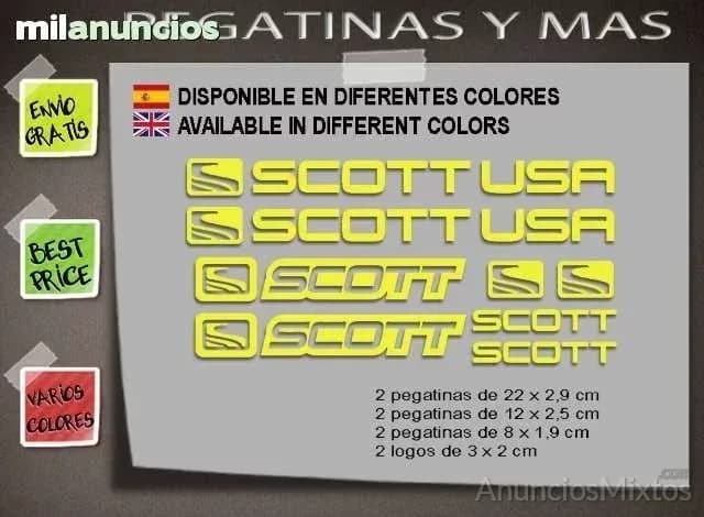 Pegatinas scott usa ref: f126 - Foto 2