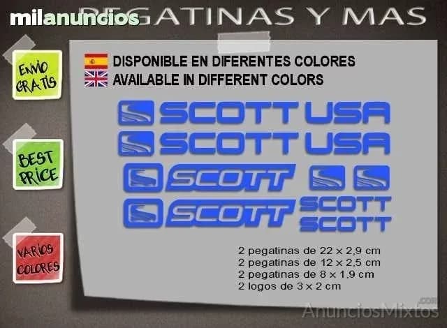 Pegatinas scott usa ref: f126 - Foto 3