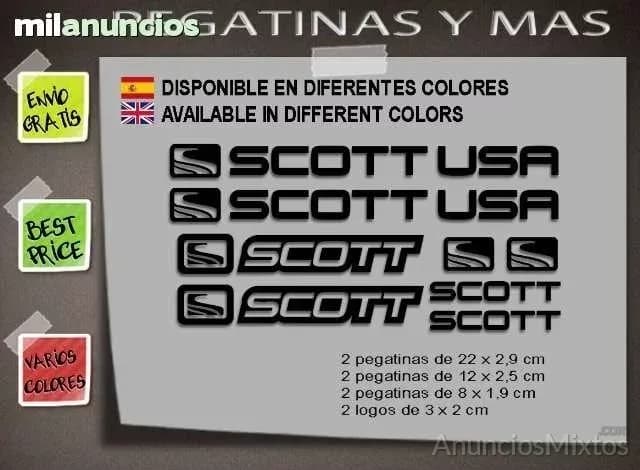 Pegatinas scott usa ref: f126 - Foto 5